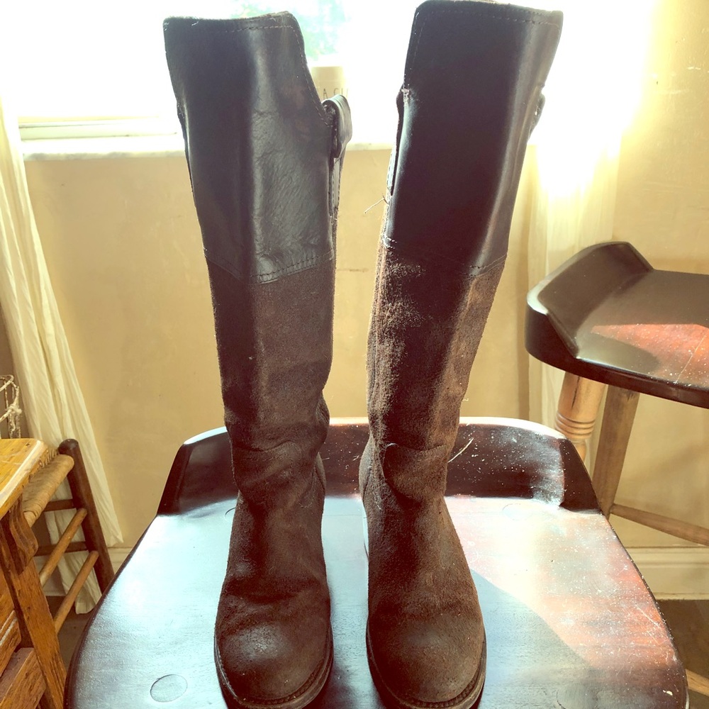 Leather boots! Frye!